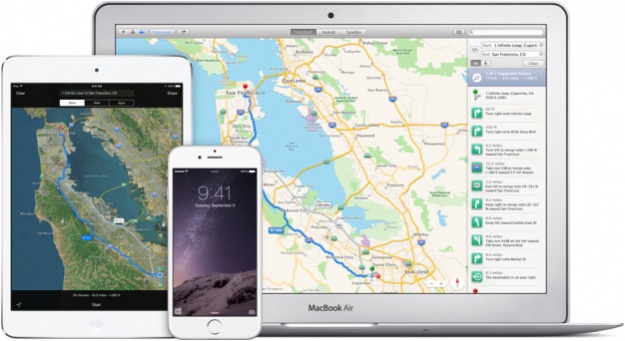 Apple Maps iOS 8