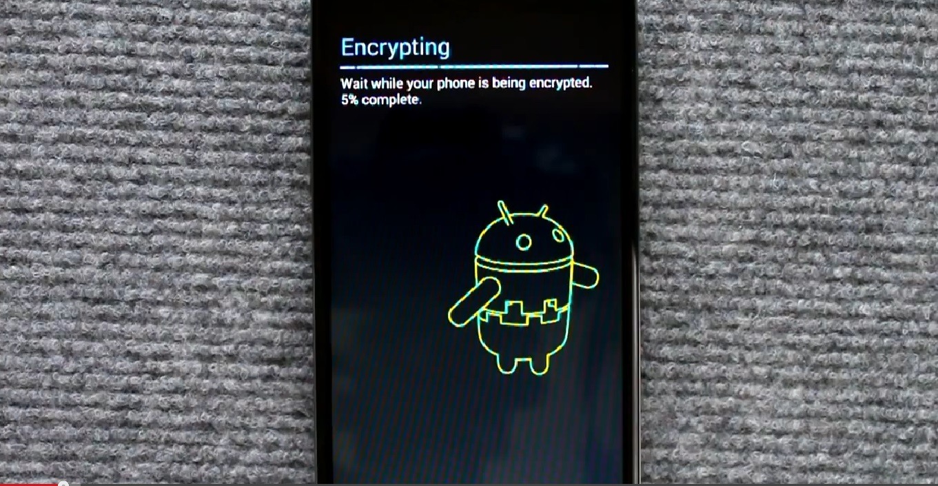 Encrypt your android phone