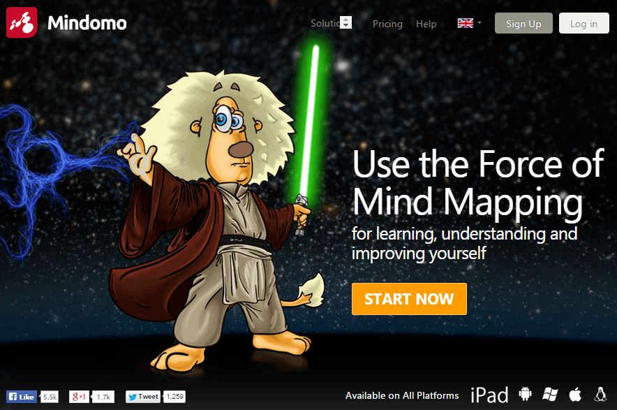 Mind map - Mindomo